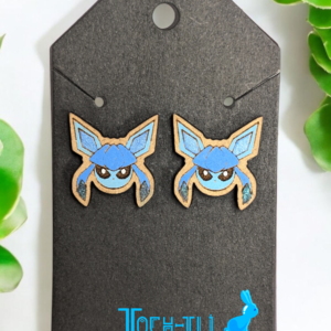 Glaceon Earring Studs